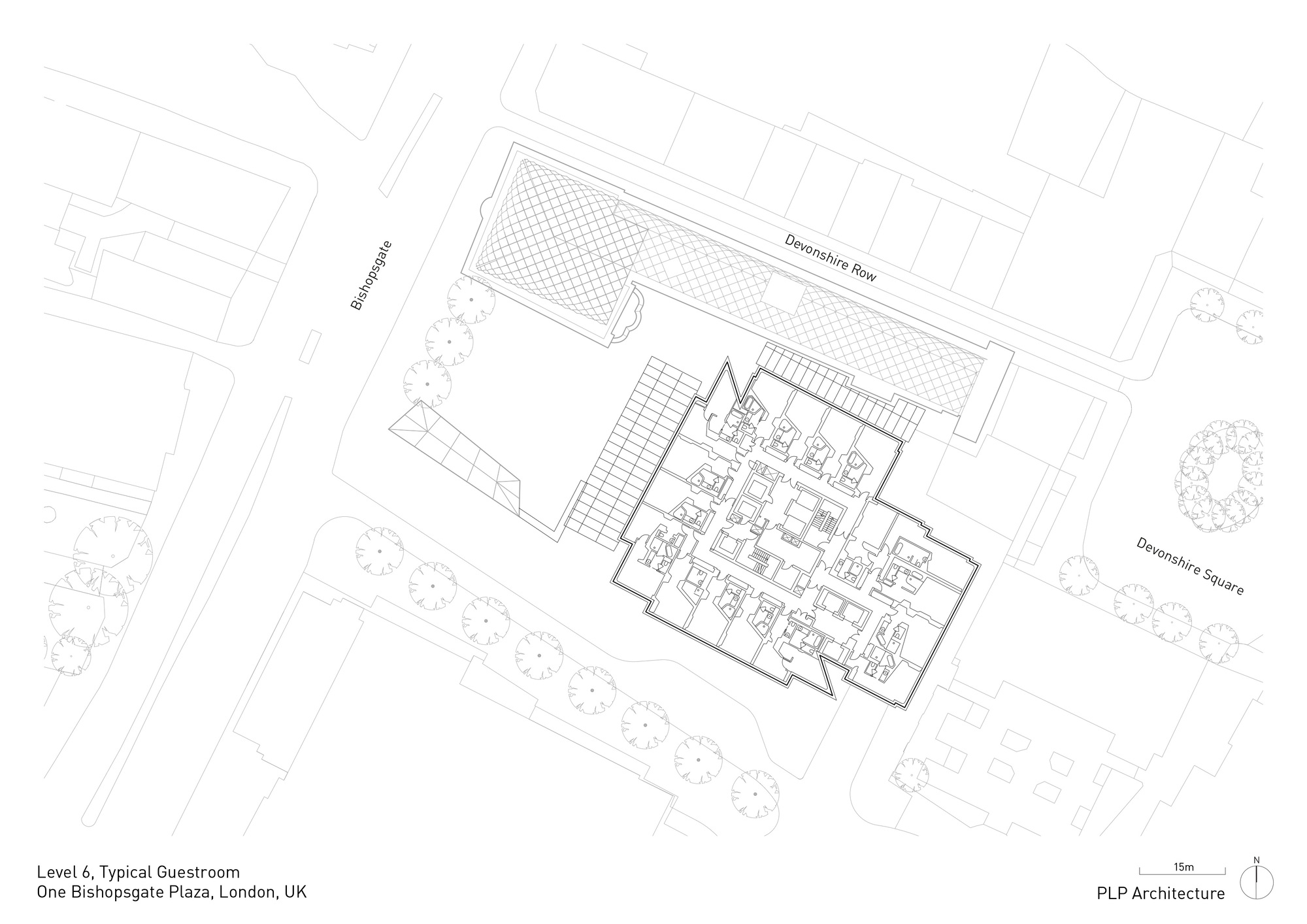 毕晓普门广场一号丨英国伦敦丨PLP Architecture-30