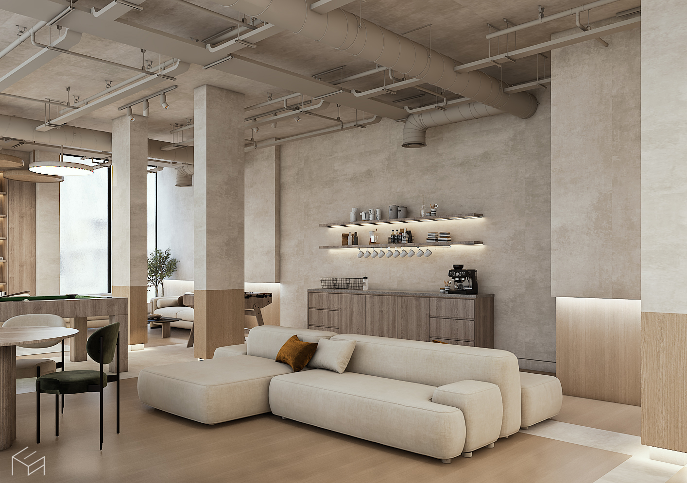 工作室和休息室足球俱乐部丨沙特阿拉伯-11