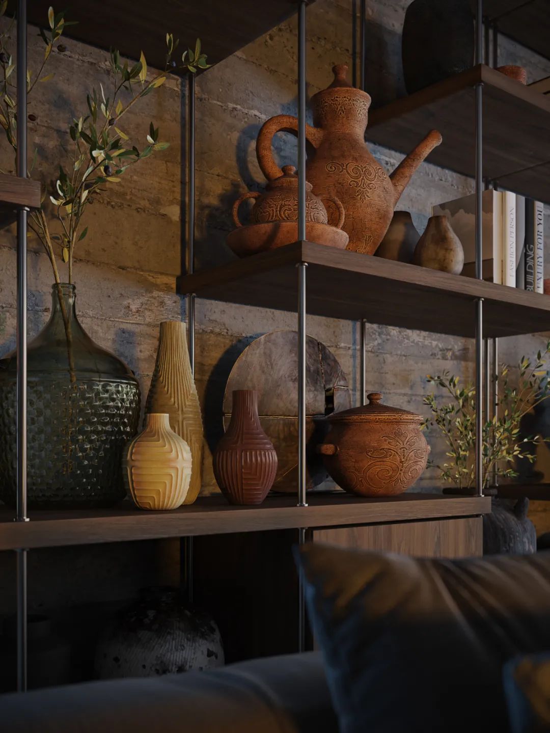 石崖湖畔豪宅丨ParaZodchih studio-47