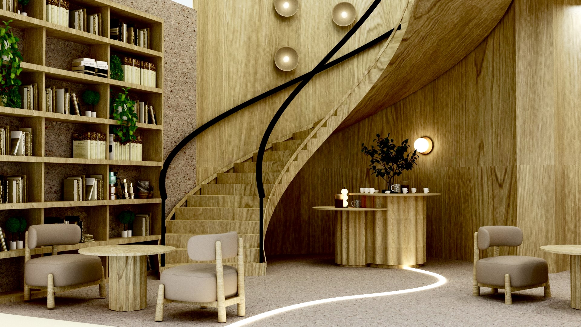 香菜咖啡馆·室内设计丨Noura Hisham-2