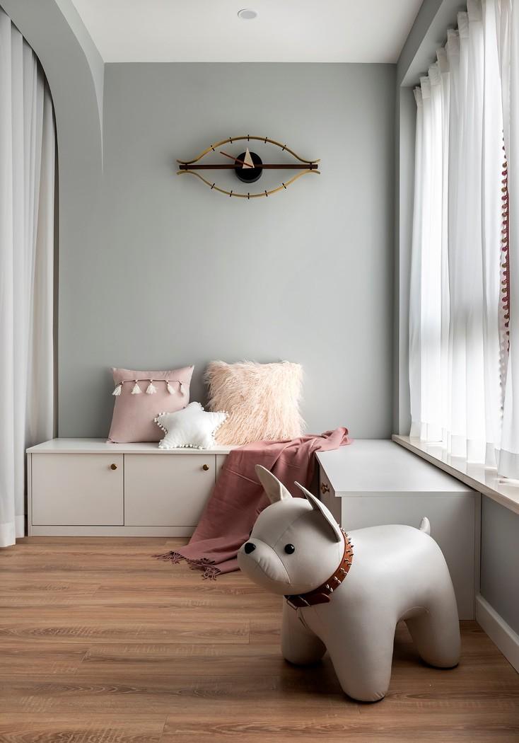 重庆初晨设计 · 童话粉色调平层空间-7