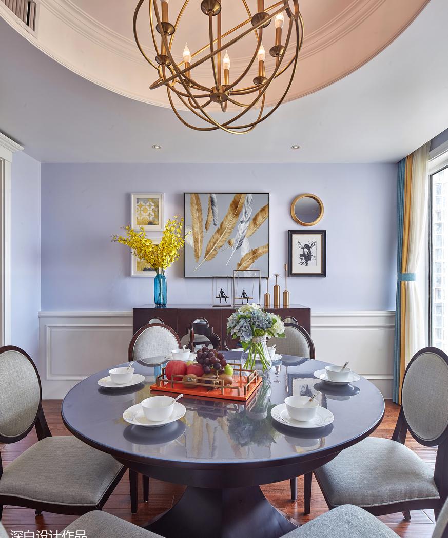 平层丨【深白设计 】美国蝶梦-6