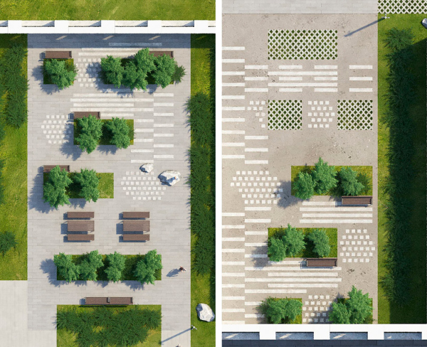 ЖК “Now” 小区环境美化项目-28