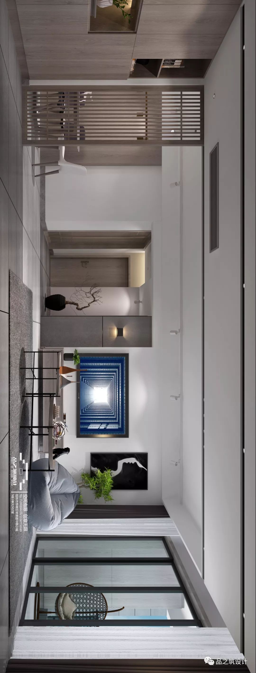 128㎡公园 1 号极致简约风空间设计,彰显高品质生活态度-9