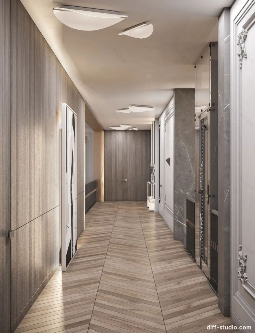 乌克兰基辅 1600㎡新古典奢华大宅丨Diff.Studio-31