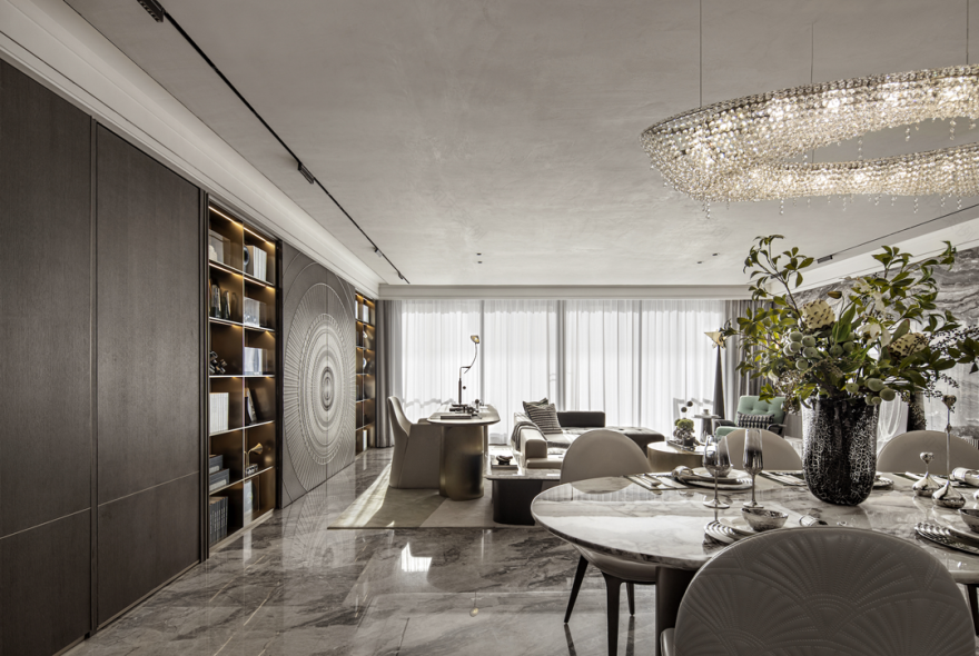 长春朗阅叠墅丨中国长春丨JLa设计集团,闳雅堂-22