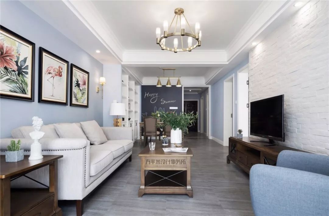 《远黛》 | 新中式风格,原木温暖,青蓝雅致,空间通透-102