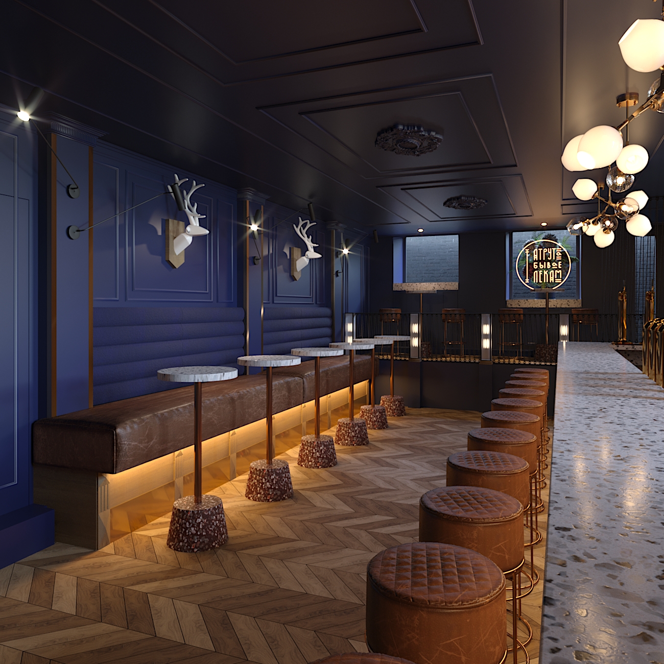 Minsk 酒吧设计与可视化丨 BelarusMinsk-5