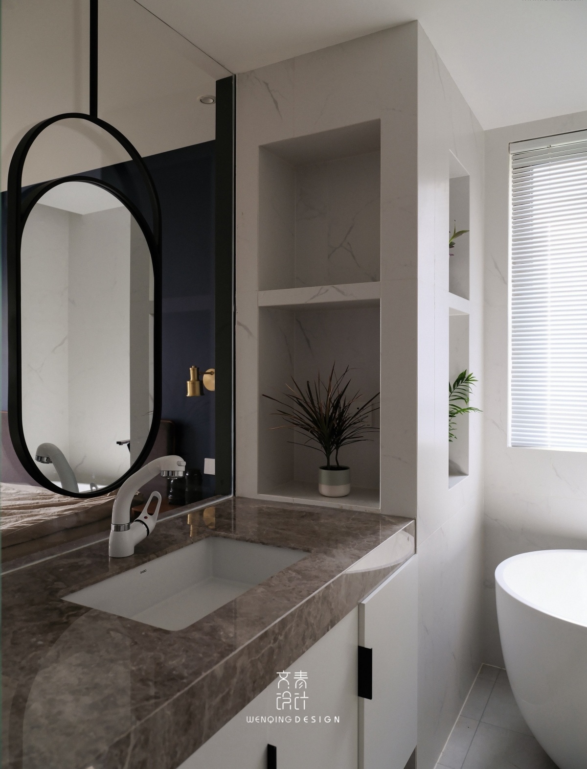 简约本心 | 胡桃木与亚麻的自然空间-43