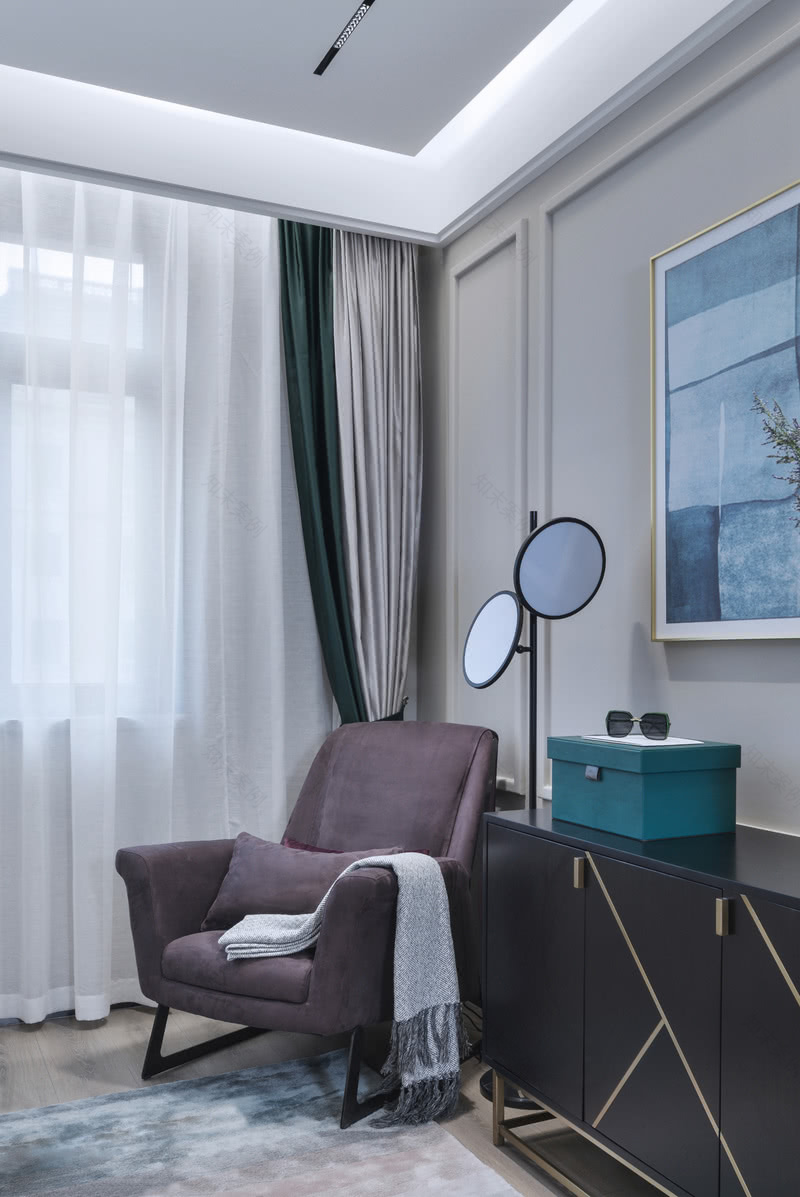 新疆乌鲁木齐·首府公馆A1户型样板房设计丨中国乌鲁木齐丨新疆室内设计联合汇“新设汇”-43