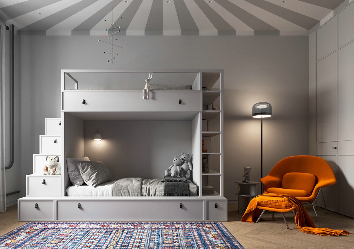 极简优雅的 106㎡无欲无求之家-20