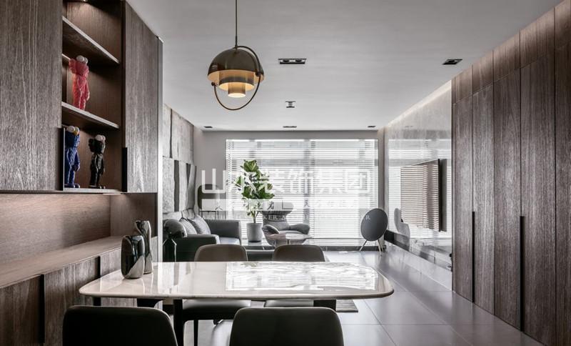 王贵龙丨平层丨
庐州公馆150平简约 -6