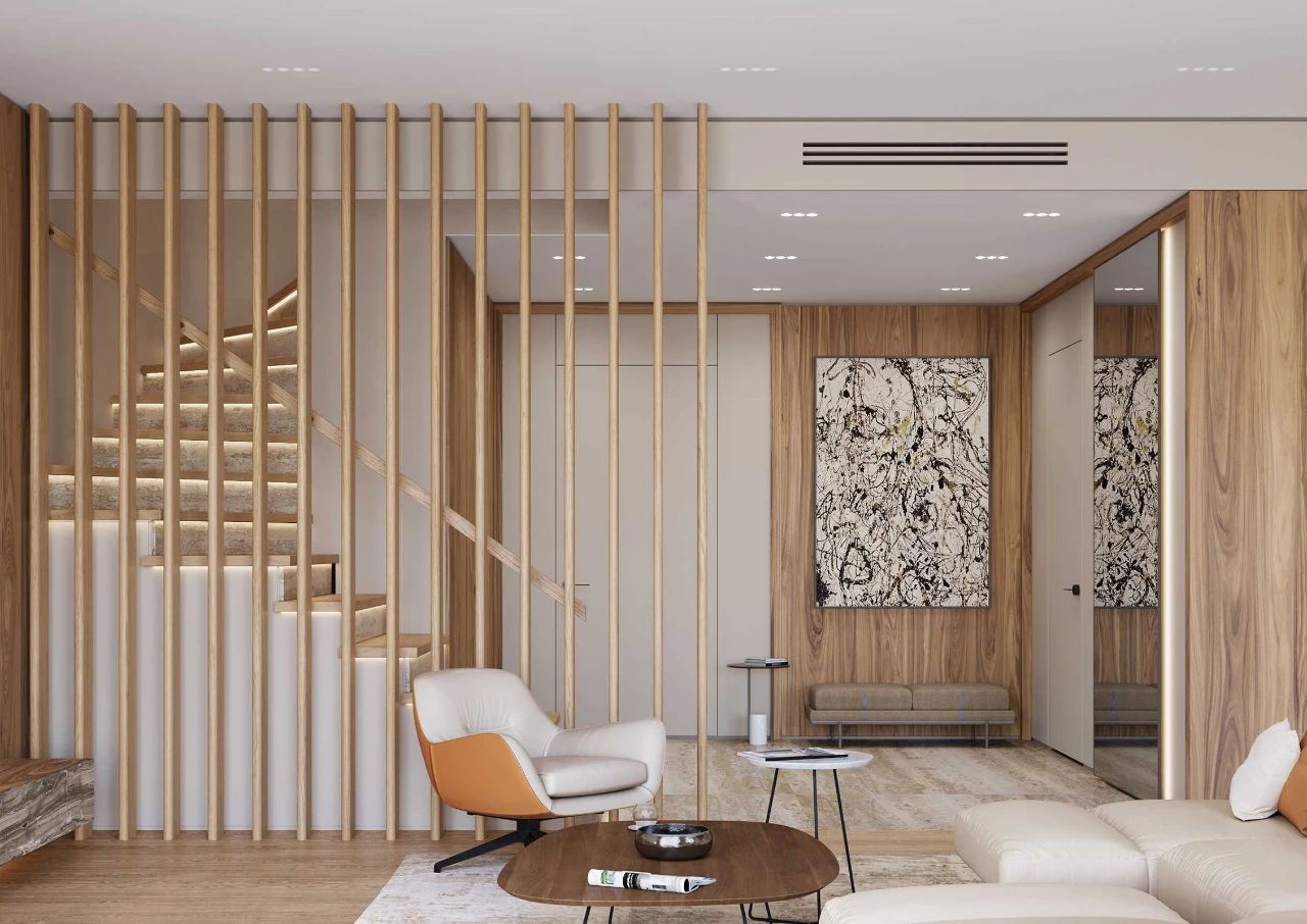 原木空间现代住宅丨Ab Architects-9