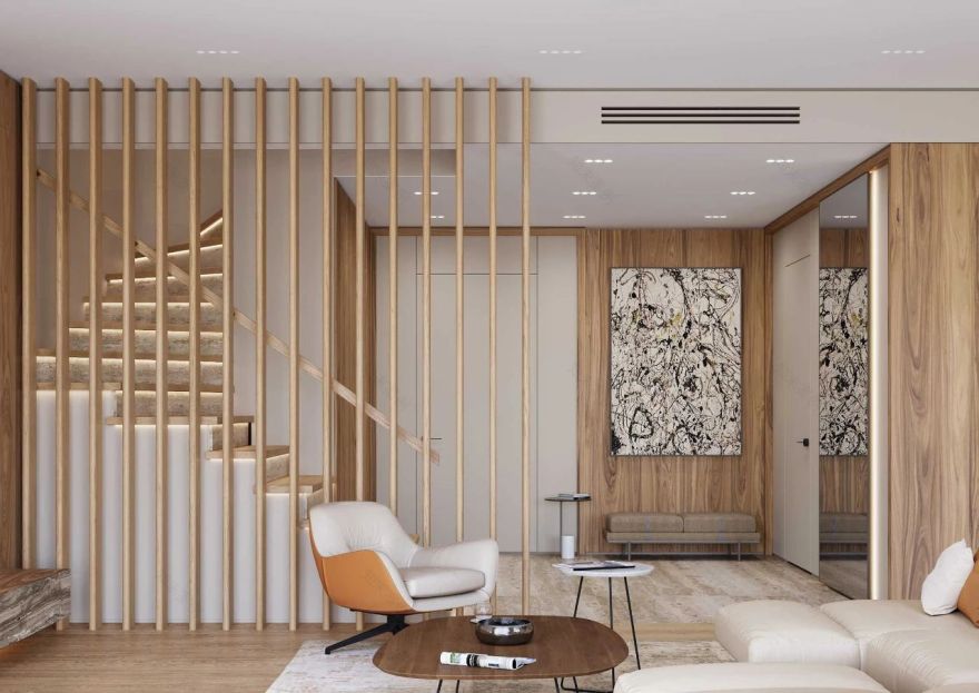 原木空间现代住宅丨Ab Architects-9