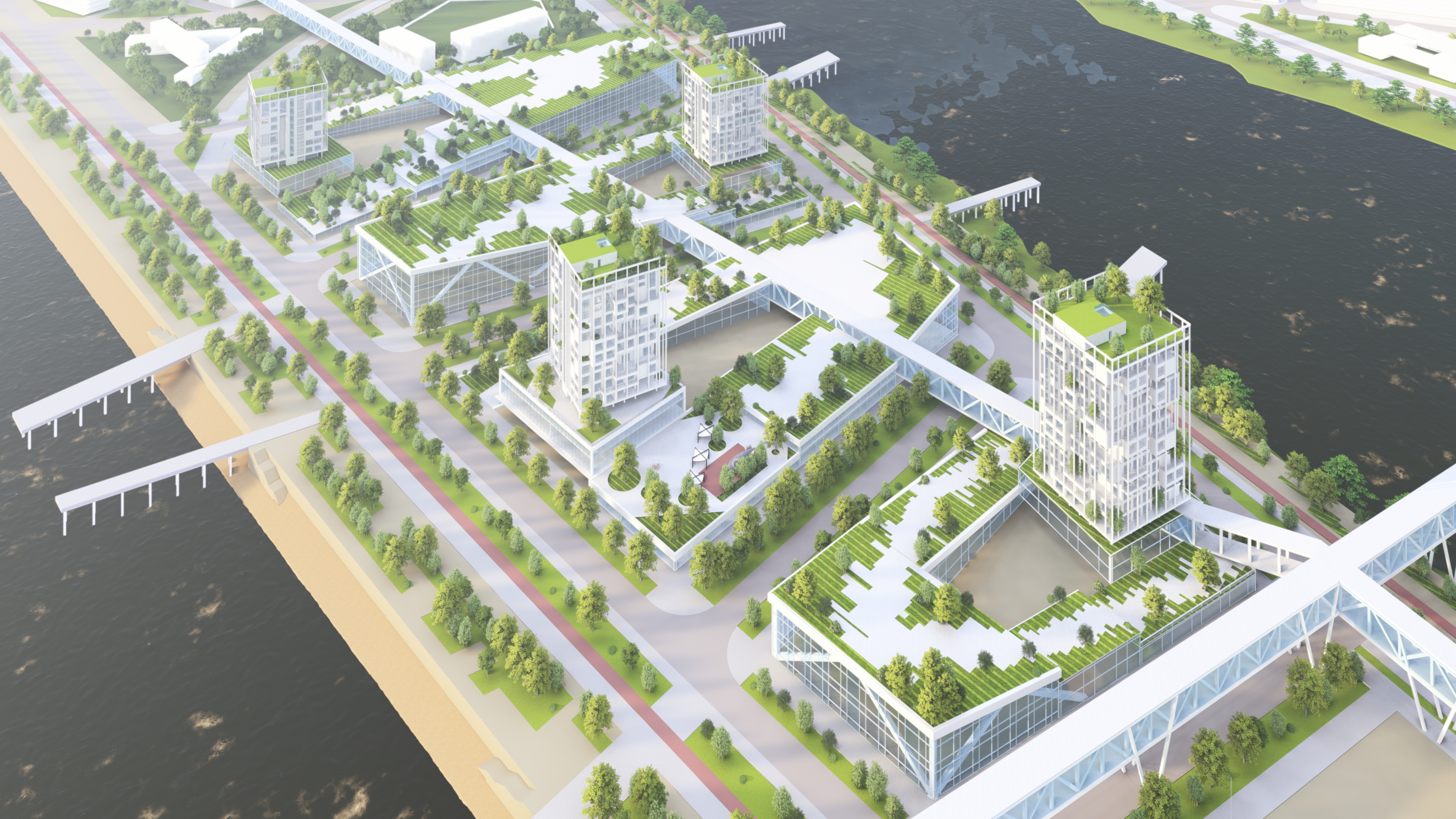 多功能景观公园(伏尔加河与萨马拉河交汇处)丨俄罗斯萨马拉-24