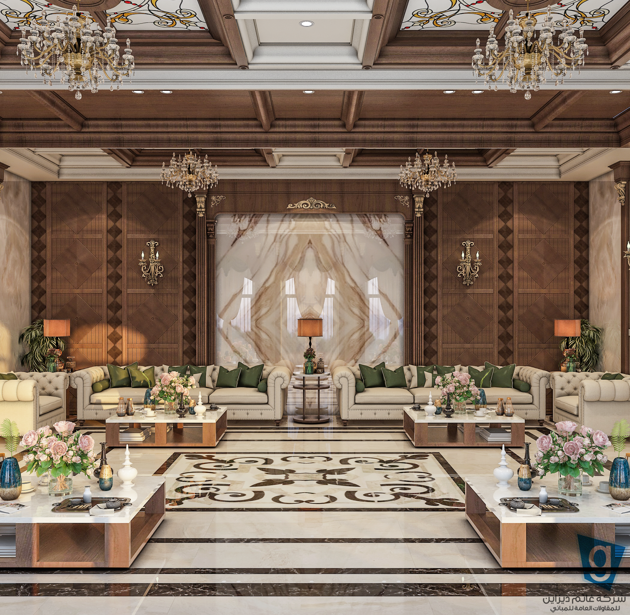 Classic Wooden Reception-1