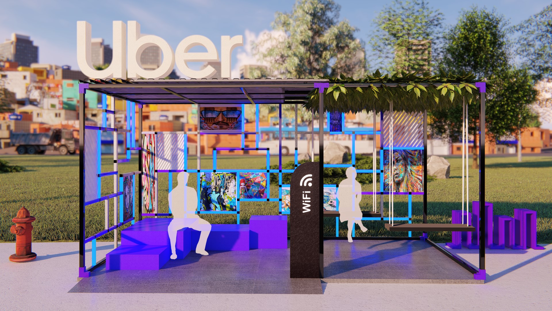 乌伯车站  圣保罗贫民窟丨巴西圣保罗丨Uber 和 InFavela-5