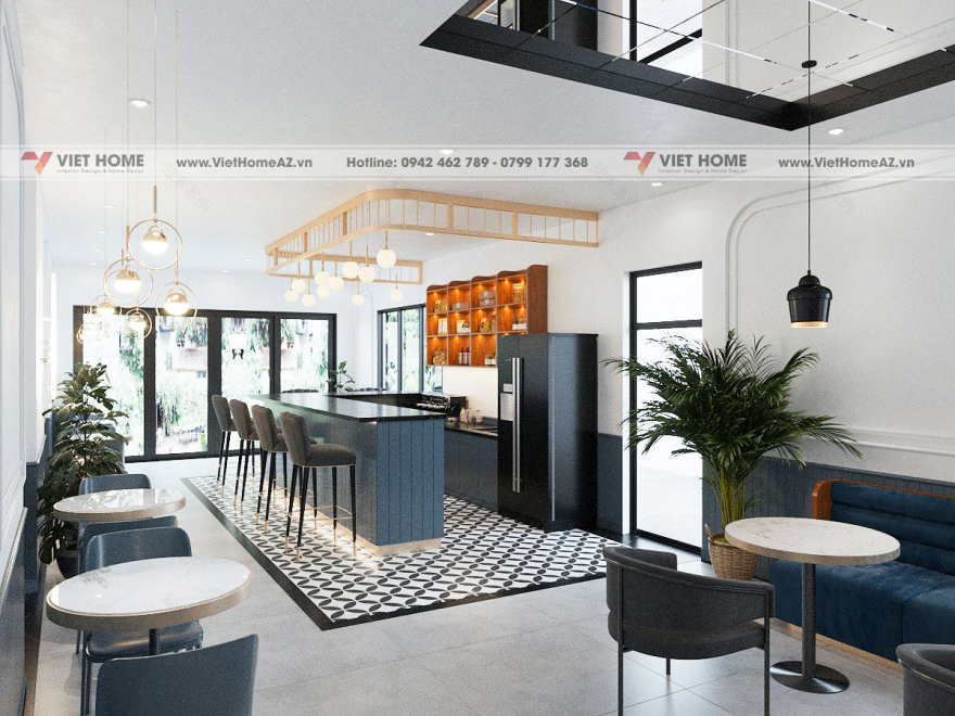 泉月咖啡馆设计丨越南丨VietHome-10