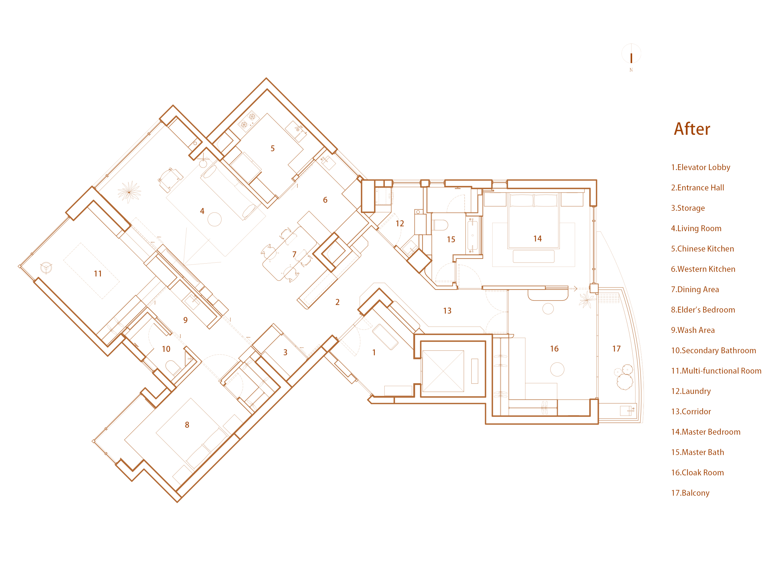 L 之家（注：这里HOUSE常见理解为房子、住宅等意思，结合前面字母L，推测为一个具有特定名称的住所之类，之家是比较常见表达，若有更多背景信息，可能有更合适译法 ） 丨中国广州丨KINJO DESIGN幾築空間設計-10