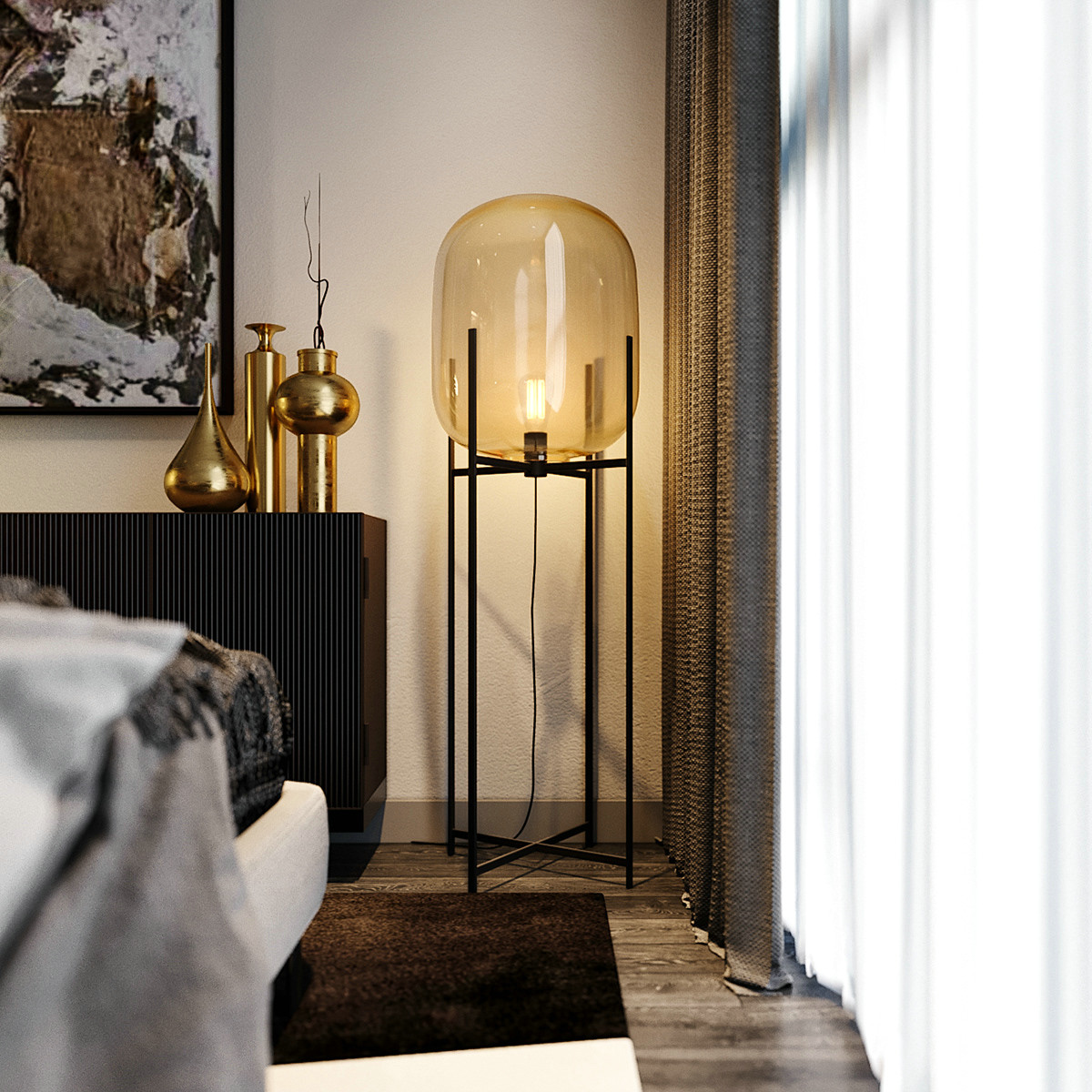 简约轻奢风打造完美生活空间-12