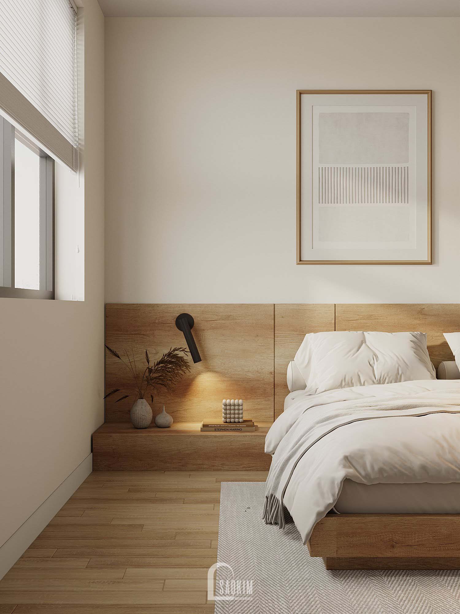 Apartment Design Japandi Style - HaNoi Paragon Project-19