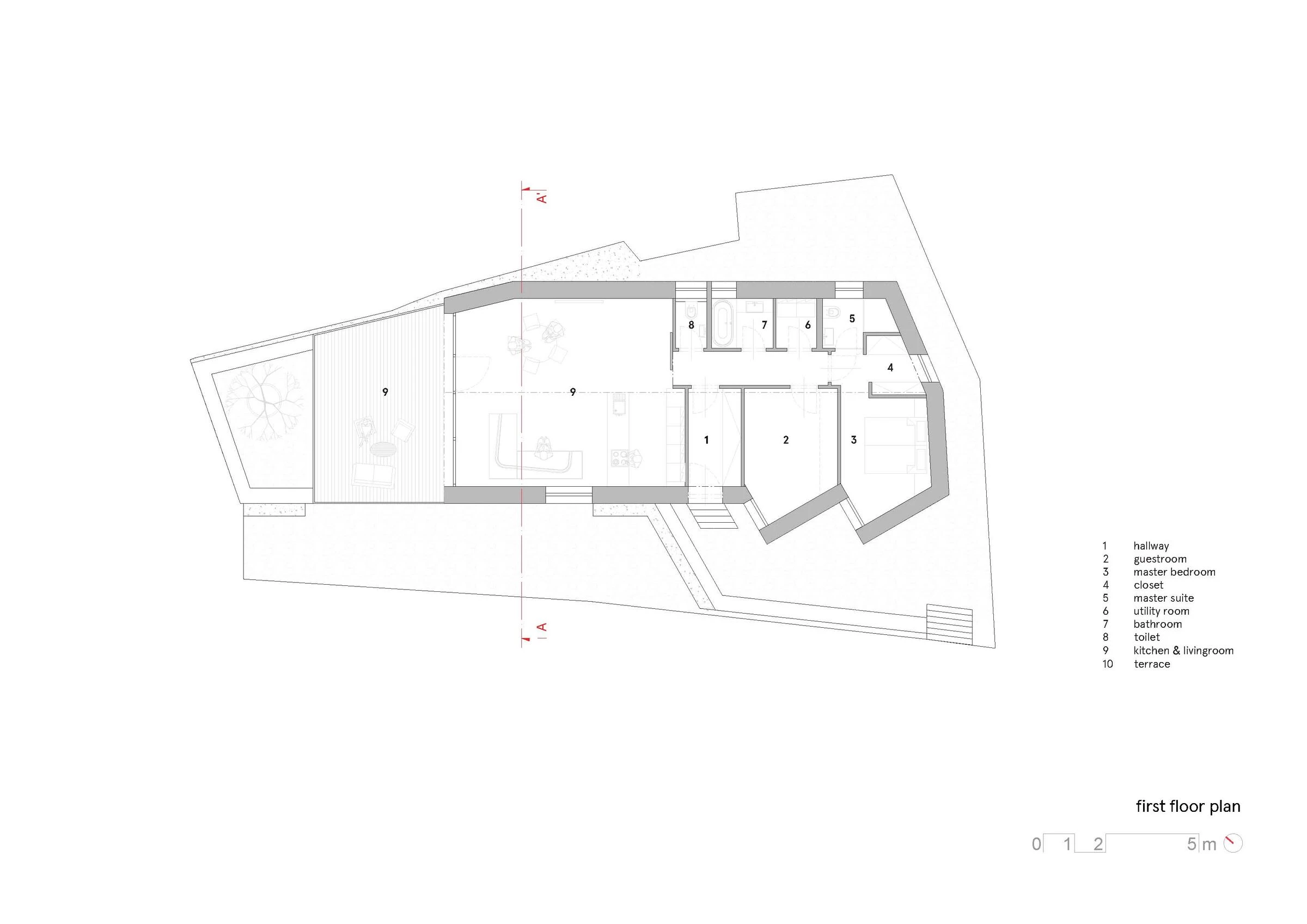 无花园的房子  REBEL 住宅丨捷克丨boq architekti-26