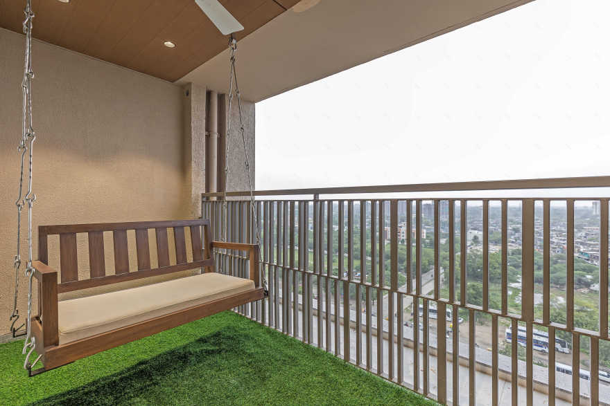 Olive Greens3BHK 标准交钥匙室内设计丨Montdor Interior-19