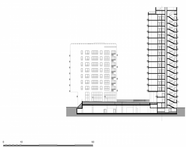 ЖК «Ривер парк»（“河滨公园”住宅综合体）丨АБ «Остоженка»（“奥斯坦卡”建筑事务所）-40