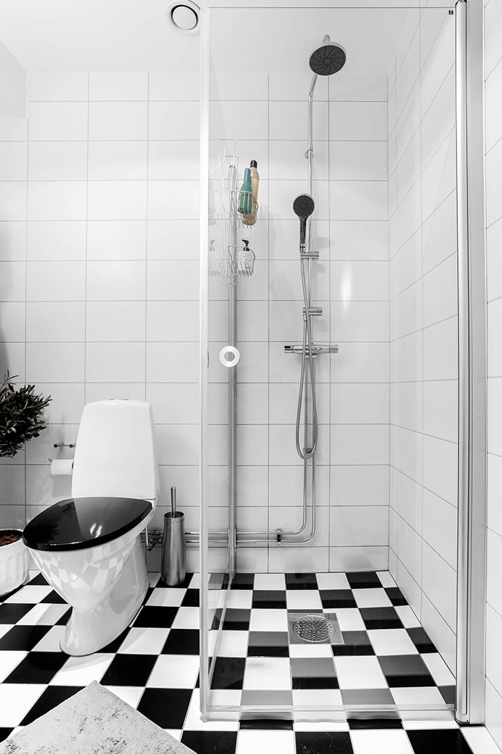 斯德哥尔摩 52 平米公寓，大窗打造纽约 loft 风格-19