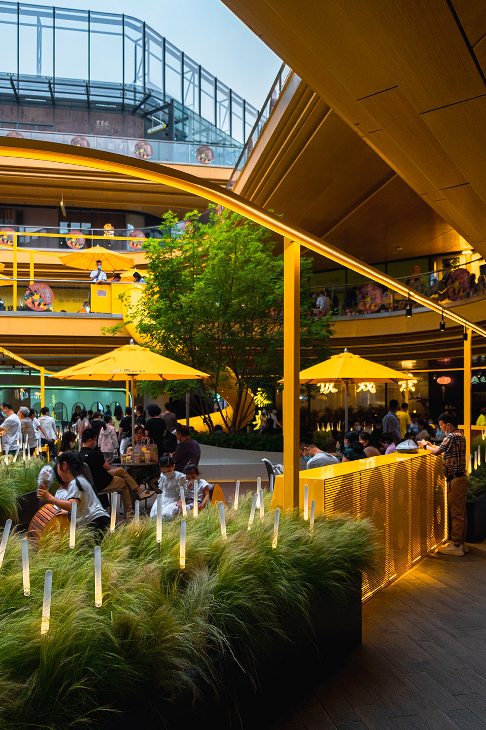 西安未央168商业街区露台改造丨中国西安丨原筑景观-54