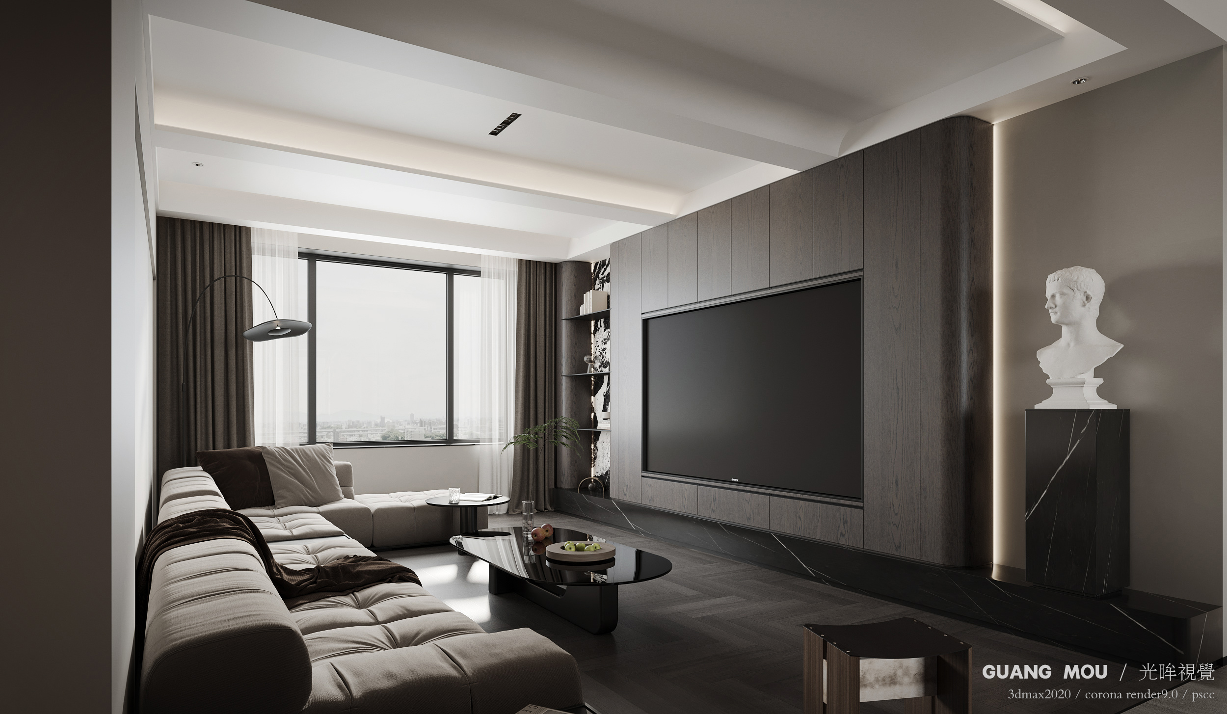 现代家具渲染丨光眸视觉表现-3