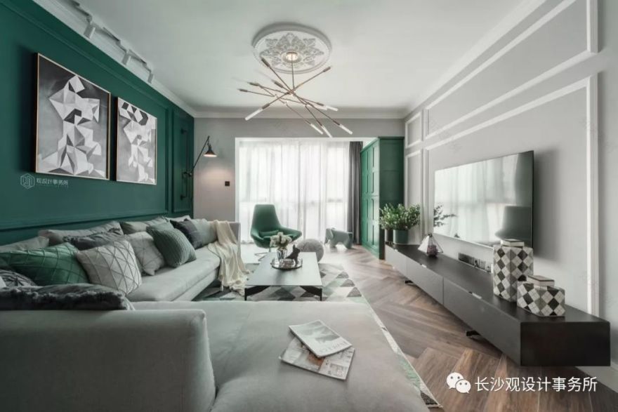 复古绿丝绒,摩登与怀旧共生-15