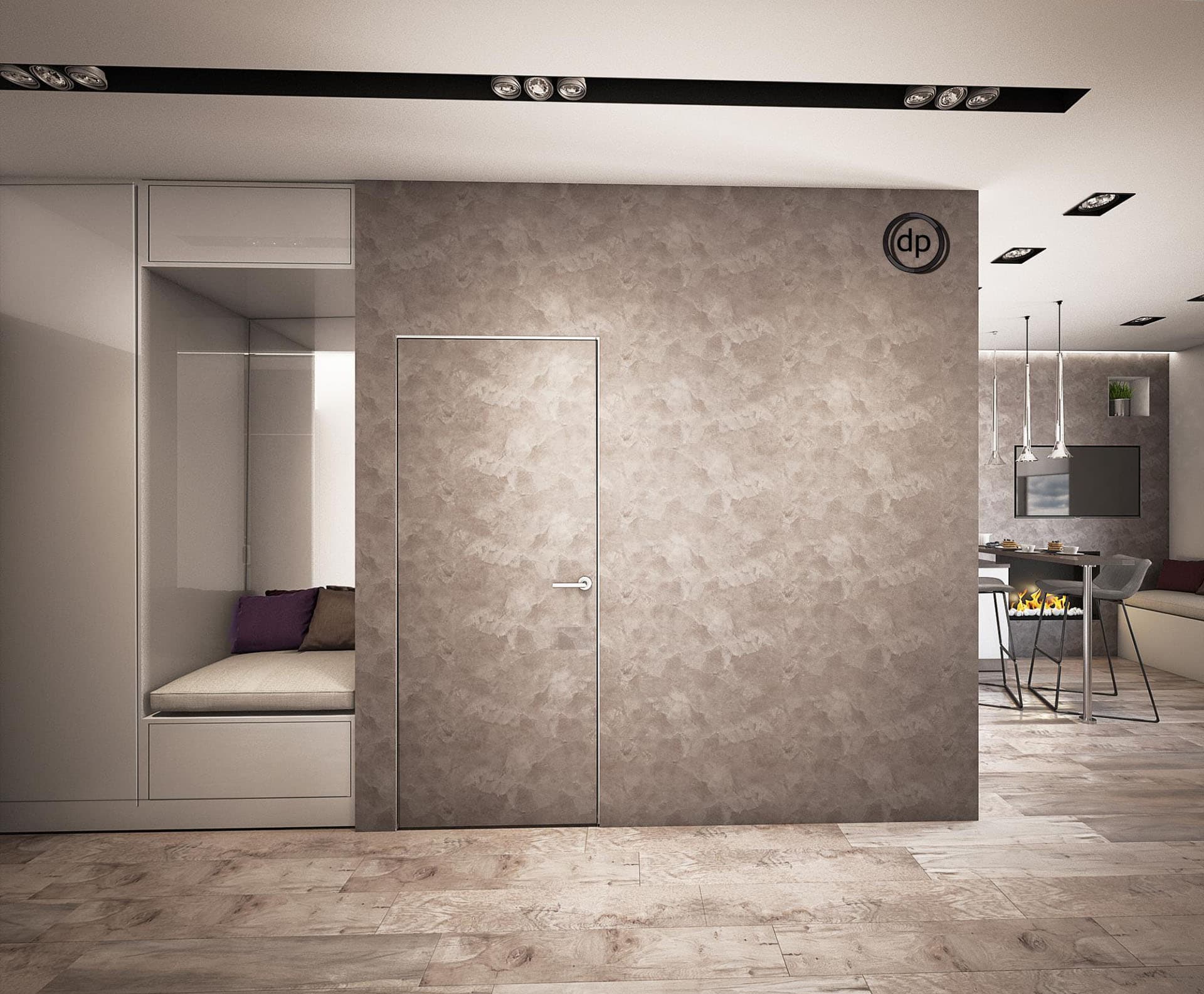 ЖК «Новое Тушино» 45平公寓室内设计丨俄罗斯莫斯科丨Diana-52