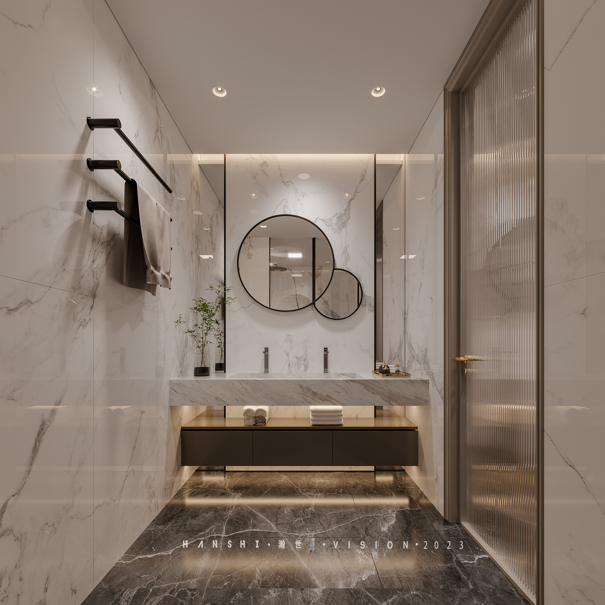 法式轻奢 别墅全案家装-9