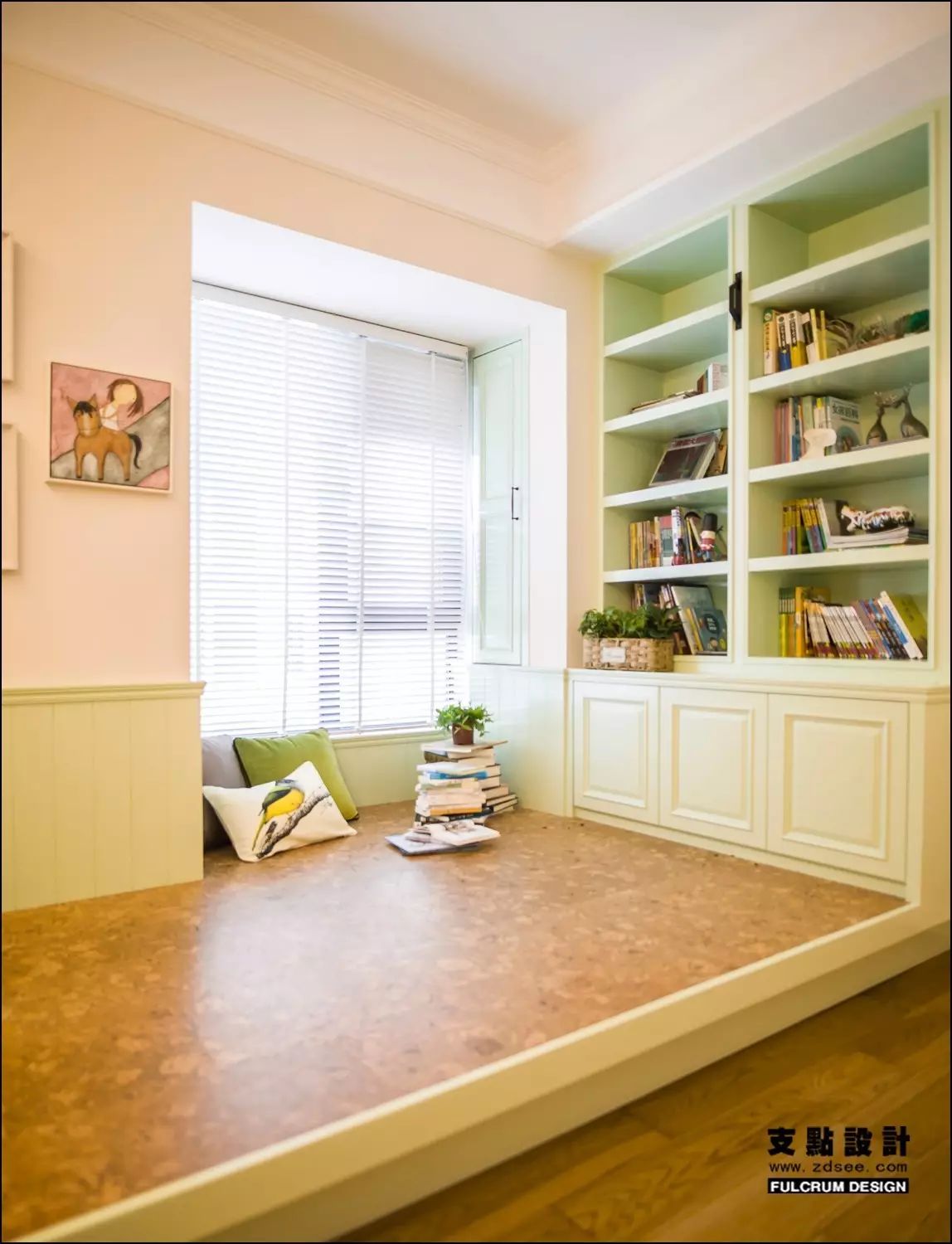 现代美式家居,打造温暖阅读空间-40