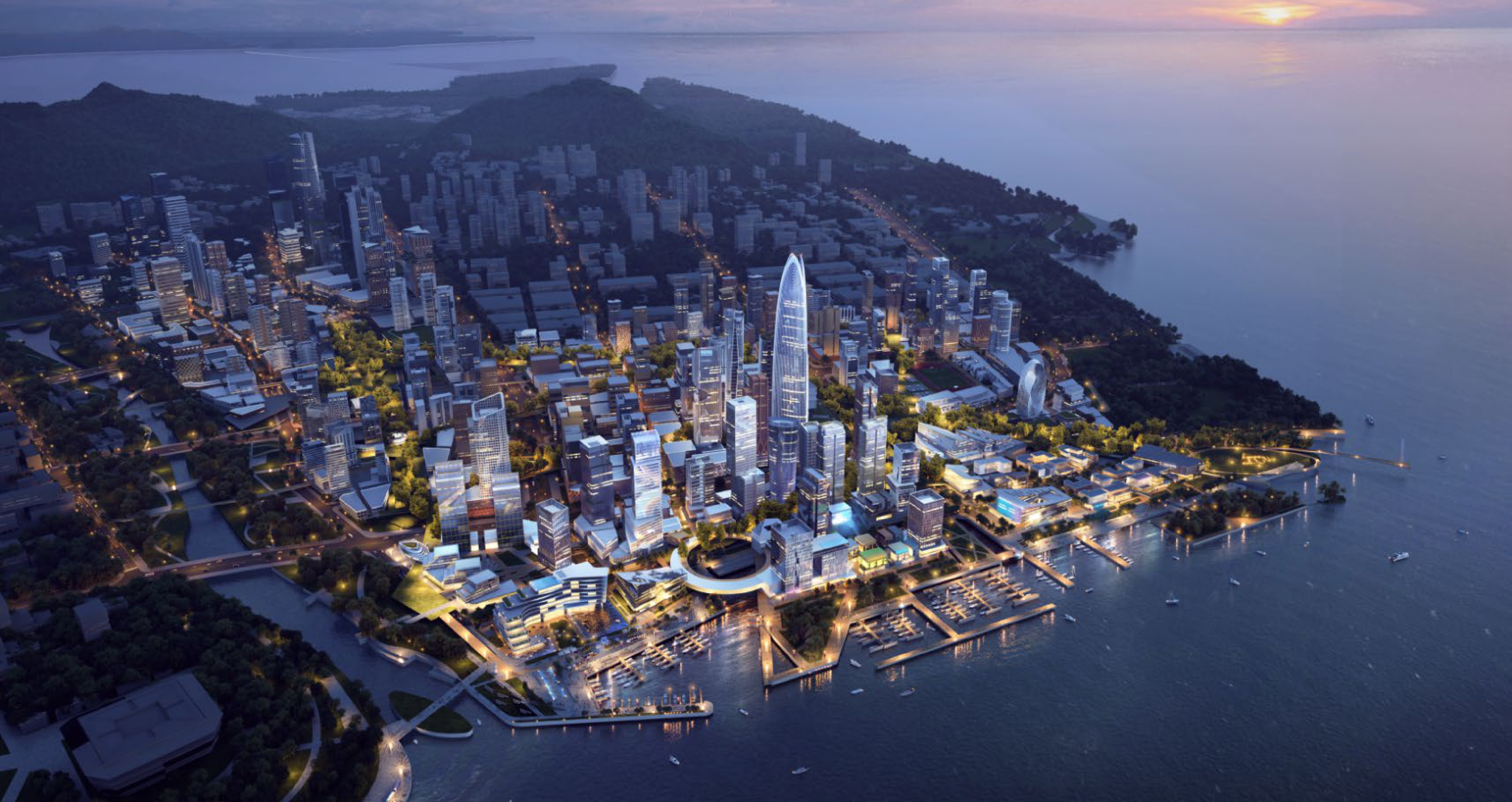 中国前海妈湾深港国际服务城标识系统丨中国深圳丨深圳上行线-2