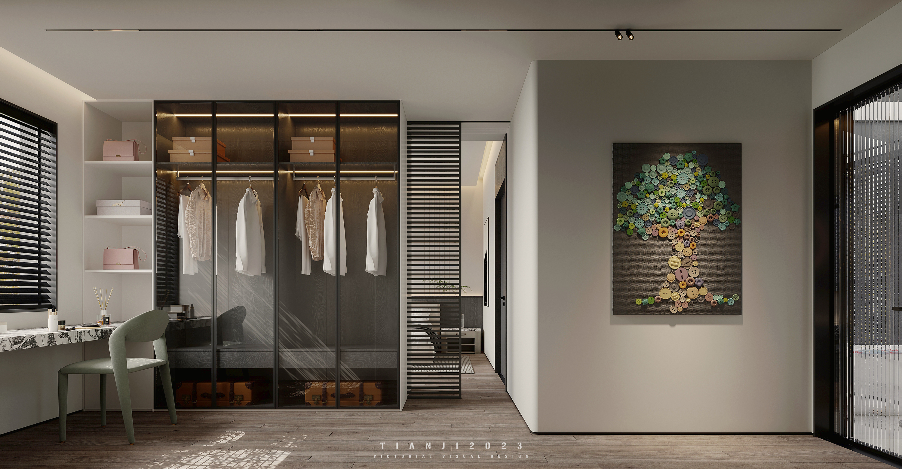 一套现代卧室-4