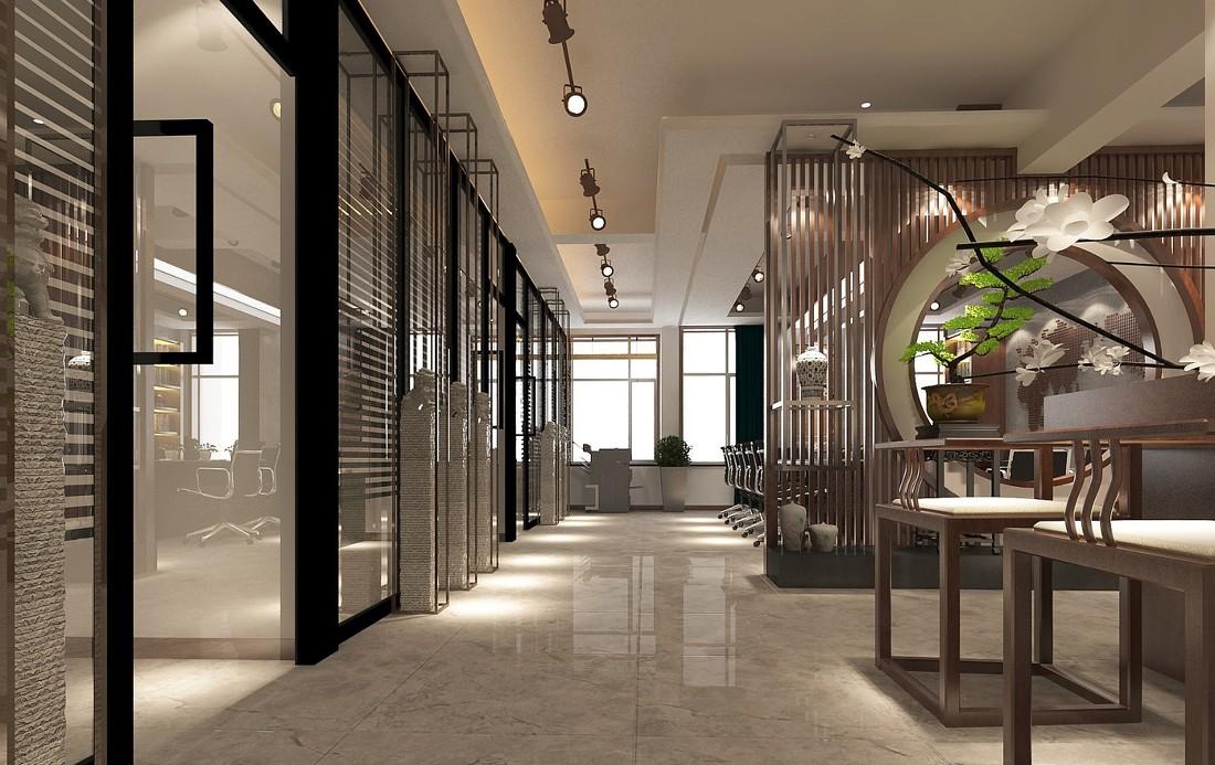 中式风格办公空间设计案例解析-4