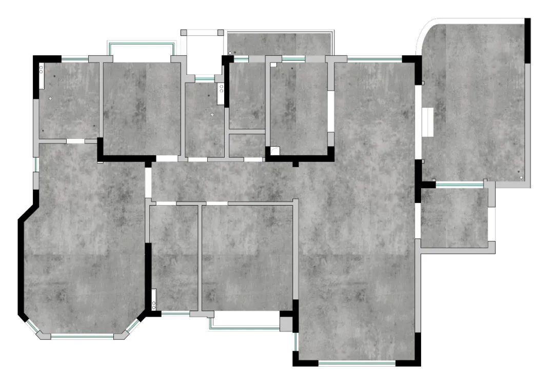 飞墨新作||230㎡休闲大平层，超大客厅+中西厨，标配体系完善多种套间，模范设计！-29