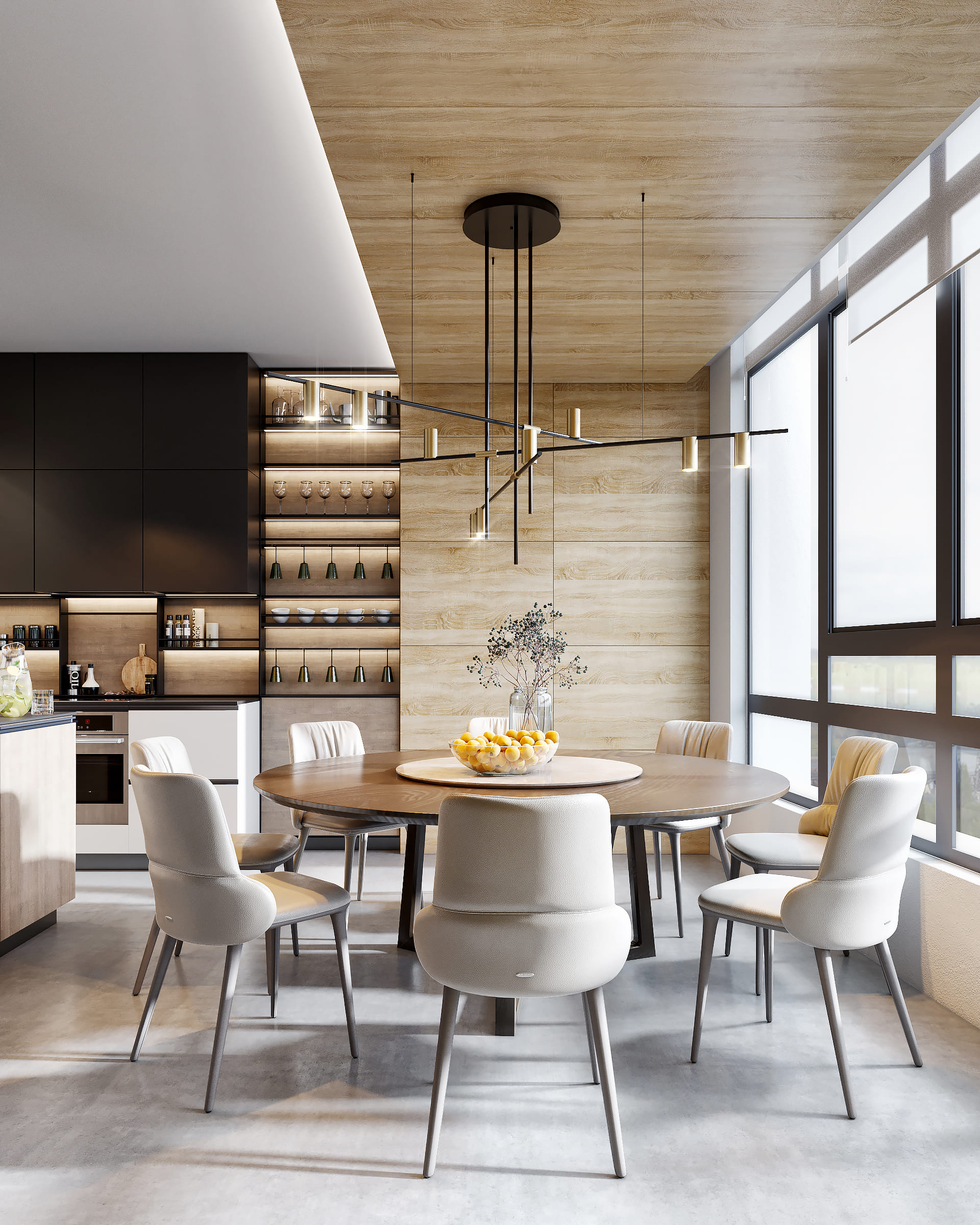 乌克兰基辅 260㎡住宅设计-4