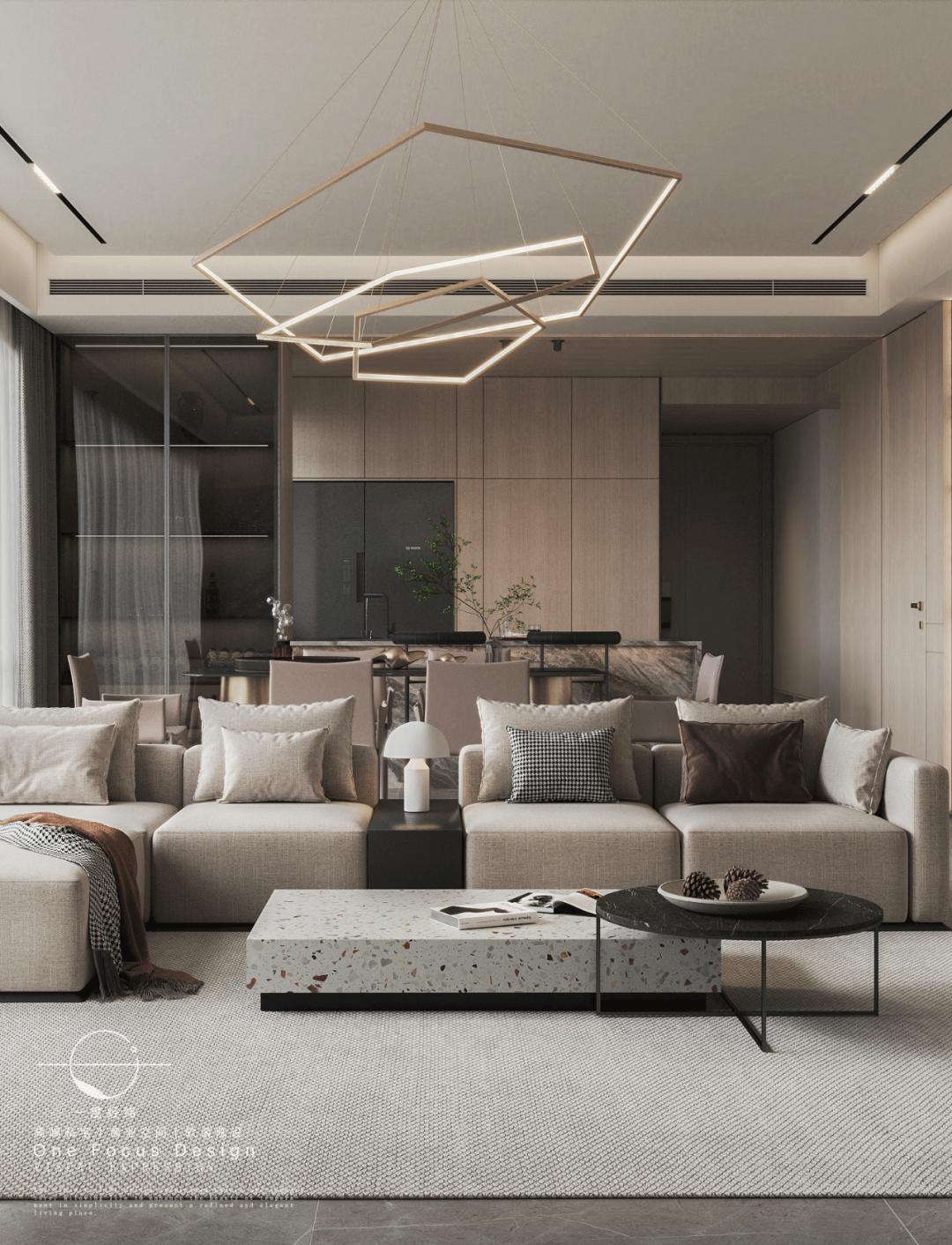 深圳新婚夫妇大平层现代轻奢家居设计丨中国深圳丨一度经纬-6