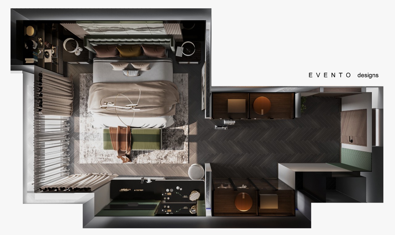 Bed room with dressing-8