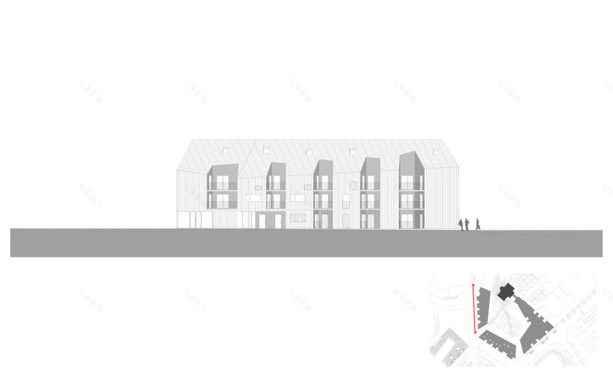 法国 Ecouflant 村中心重建项目 · 历史与现代对话-61