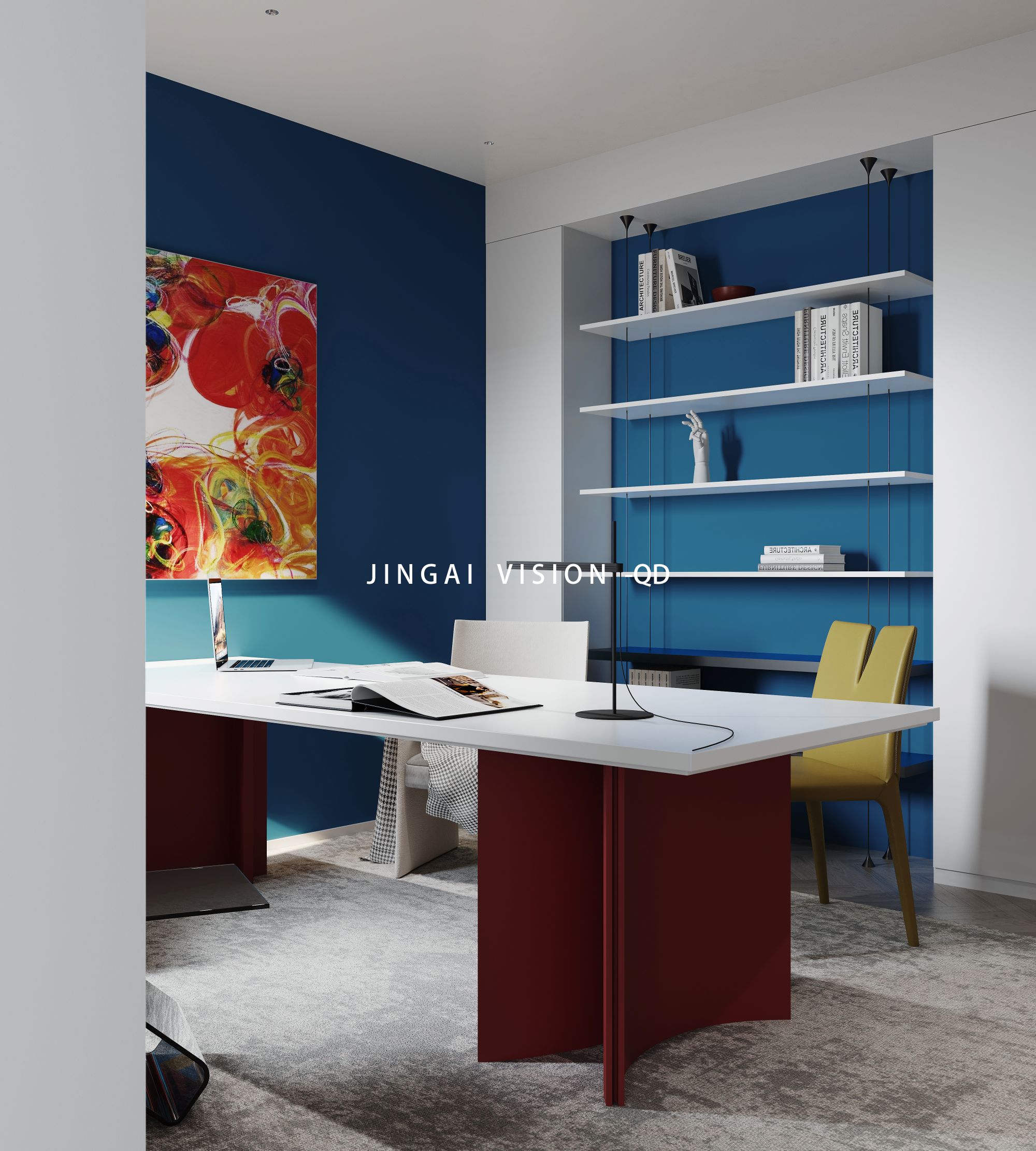 多巴胺风格室内设计丨北京第一廖,金该启点团队-19