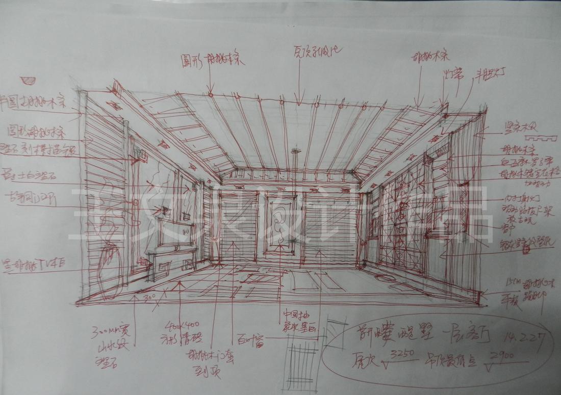 
法式欧式新中式别墅设计作品王文泉9 -12