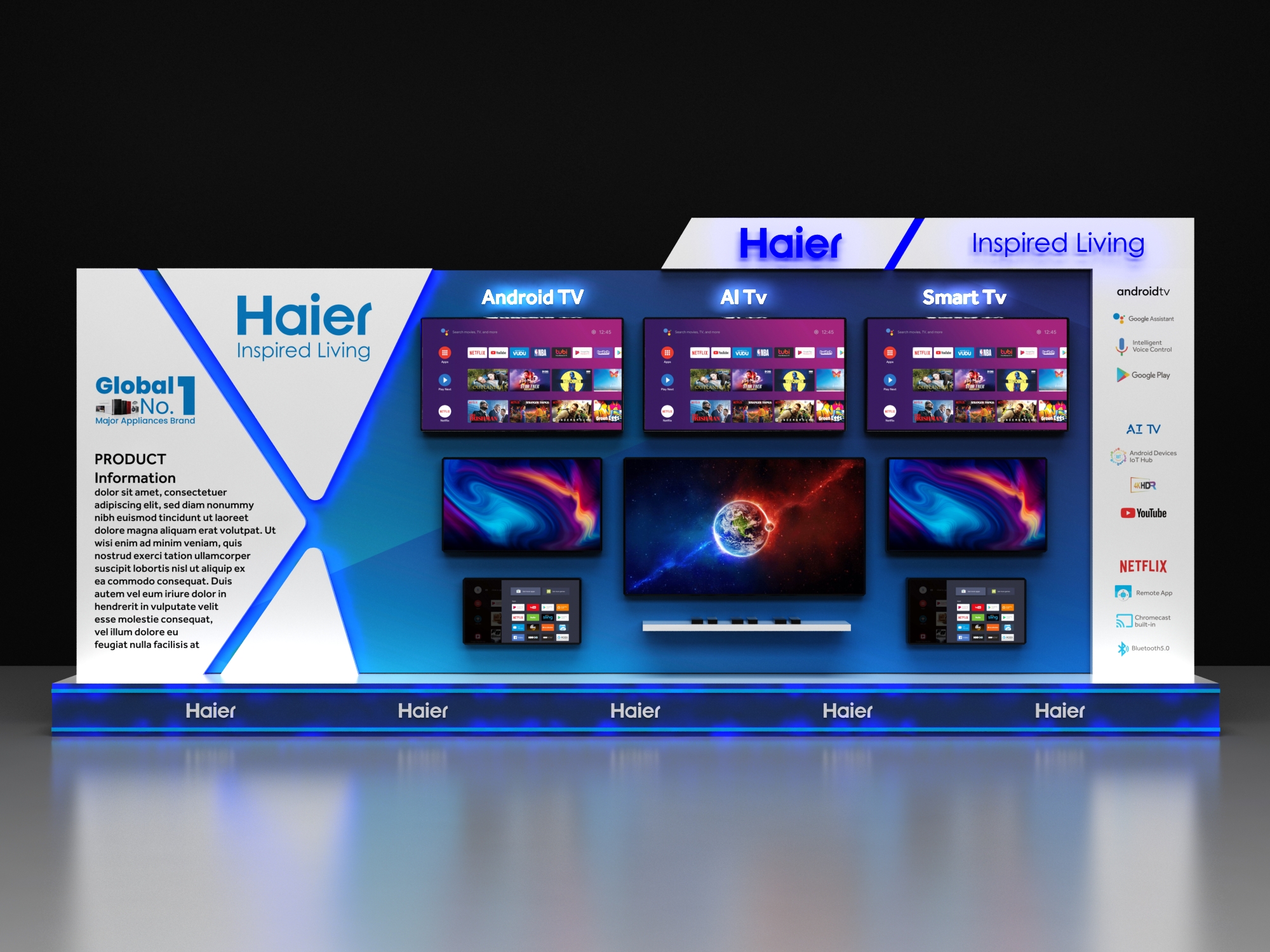 Haier Product Display Rack-0