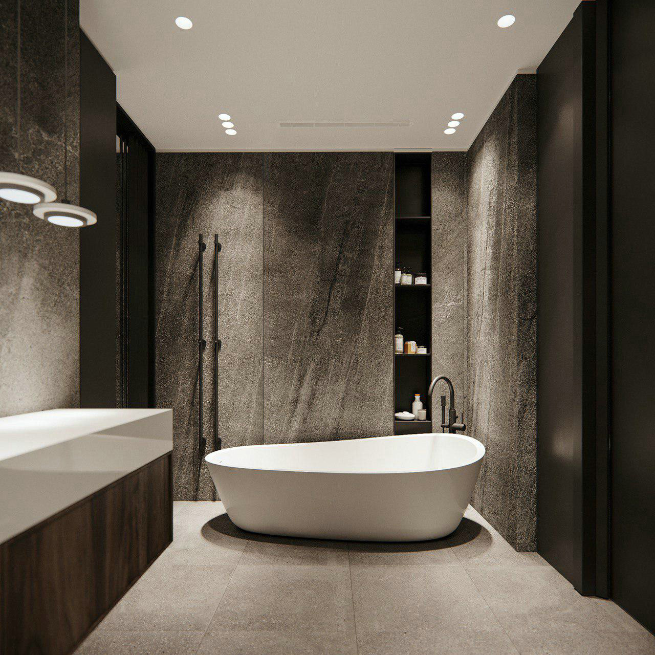 现代高级灰住宅-11