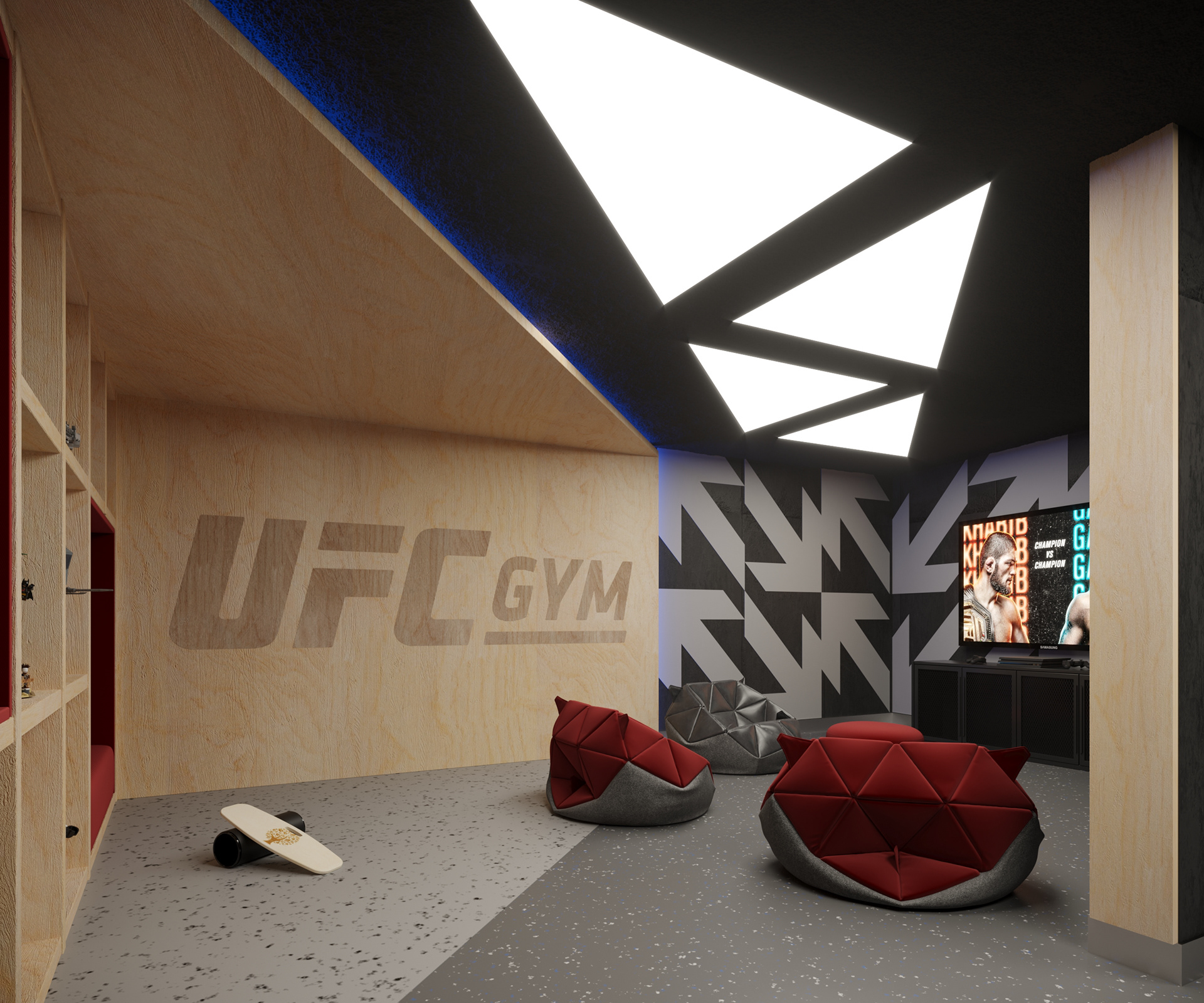 终极格斗冠军赛健身馆 汉堡丨德国汉堡丨sidepro_studio-17