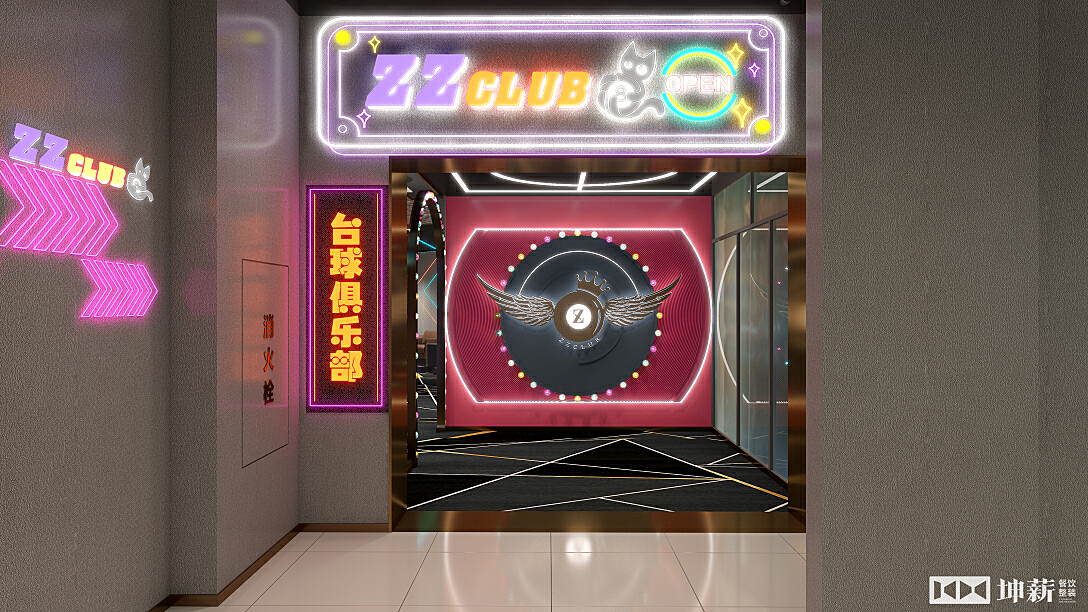 ZZ CLUB 台球室丨中国北京丨坤薪整装-16