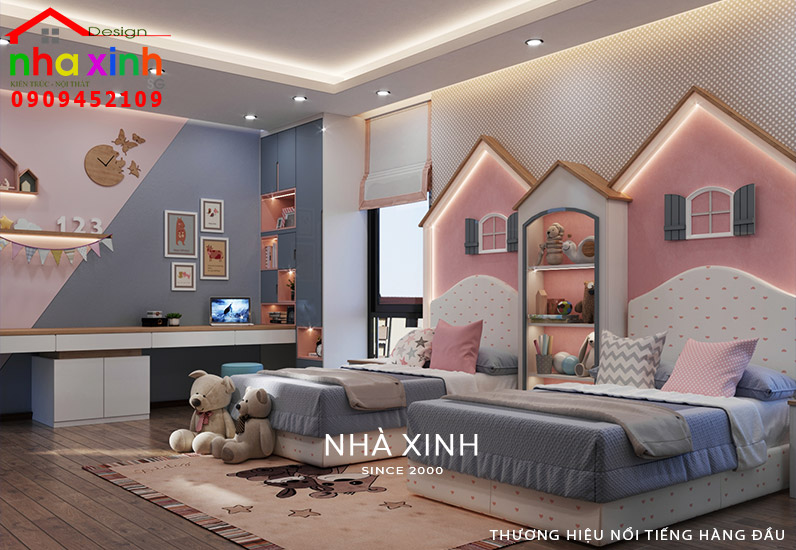 现代3层7·10m别墅设计方案丨越南丨Nhà Xinh（未明确对应中文,暂用原文）-58